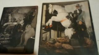 2,  1939 Lone Ranger Christmas Display tinted old photos from Gimbels Dept Store 2