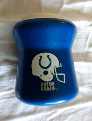 Indianapolis Colts Nfl Vintage Tuffoams Koozie Beer Soda Can Cooler Coosie