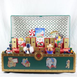 Mr Christmas Santas Musical Toy Chest 35 Songs Animated 1994 Vintage