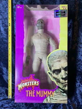 1998 Kenner Universal Monsters Boris Karloff The Mummy 12” Posable Doll Nib