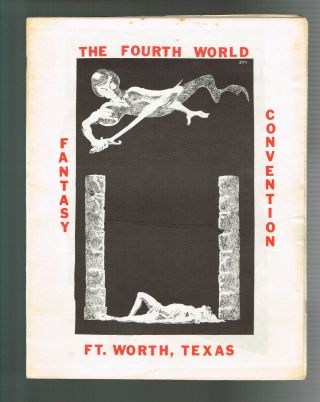 Fourth World Fantasy Convention Program Book Fritz Leiber,  Gahan Wilson P Back