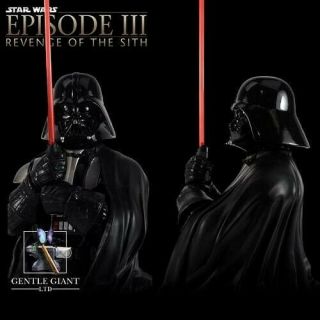 Gentle Giant Star Wars Darth Vader Mini Bust - Limited,  Never Displayed