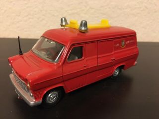 Vintage Dinky Toys Die Cast Metal Ford Transit Van Fire Service No Ladder