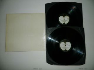 The Beatles White Album No.  0424506 Double Lp Vgc (no Poster/cards)