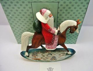 G Debrekht Studios Horse Riding Santa Le Santa Around The World Series 51121