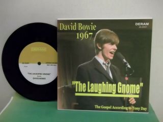David Bowie,  Deram,  " The Laughing Gnome ",  Us,  7 " 45 With P/c,  Fan Club Issue,