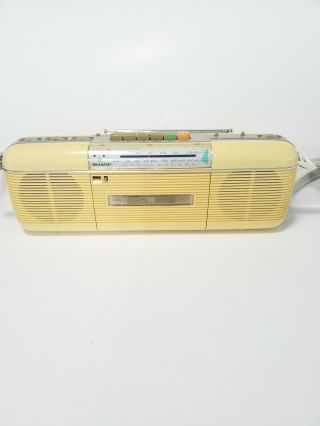 Vintage Sharp Qt - 50 Radio Stranger Things