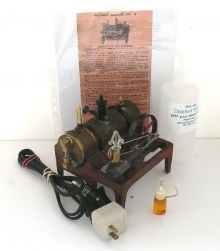 Vintage Weeden 647 Horizontal Live Steam Engine (b)