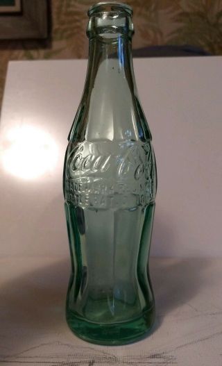 California Pat.  D Coke Coca Cola Hobble Skirt Soda Bottle 40s Yreka Calif Cal Ca