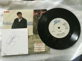 Shakin’ Stevens Because I Love You 7’ Vinyl Autograph Pack 1006/5000 Shaky2