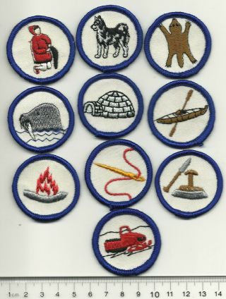 Scouts Canada Boy Scout Arctic Proficiency Badges