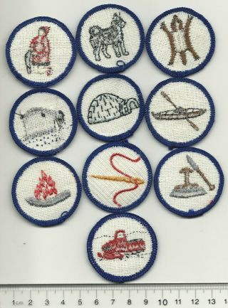 Scouts Canada Boy Scout Arctic Proficiency Badges 2