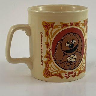 The Muppet Show Coffee Mug Rowlf Rare 1978 Vintage Kiln Craft Old Stock Nos
