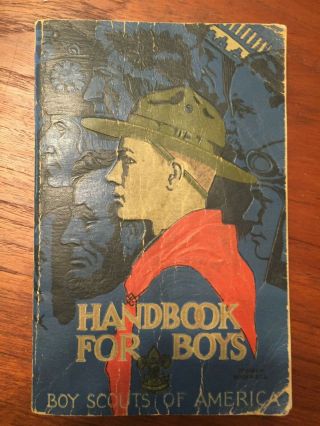 Handbook For Boys Boy Scouts Of America Printed 1933 Incorrect Is 1935