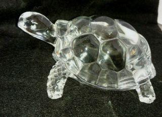 Clear Glass Crystal Turtle Tortoise