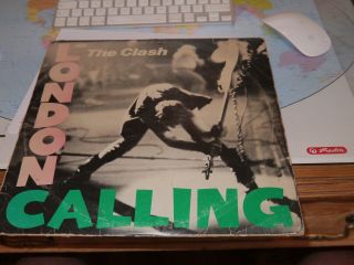 The Clash London Calling Double Vinyl Lp,  1979,  Cbs Inners.  1st Uk Pressing Good