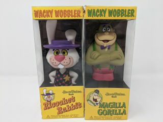 Funko Wacky Wobbler Hanna Barbera Ricochet Rabbit & Magilla Gorilla Figures