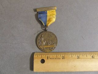 Wwi Bronze Jersey Victory Service Medal 1917 - 1918