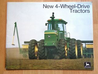 John Deere 8430 8630 Tractor First Year Brochure Good 48 Pgs 1974