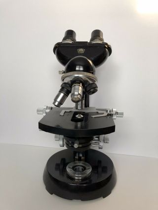 Vintage Carl Zeiss Binocular Microscope