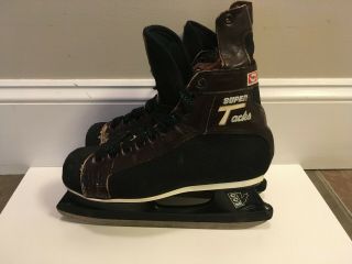Vintage Tacks By Ccm Hockey Skates - Size 8