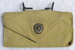 Us Wwii Medic Belt Pouch First Aid Packet U.  S.  Army Ww2 Star Pull Button