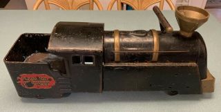 Vintage Marx Ride On Locomotive Train Toy Pressed Steel Pioneer 3