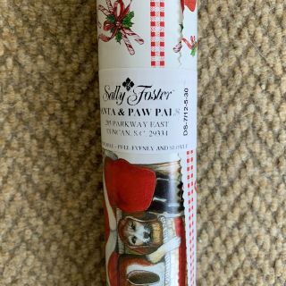Sally Foster Santa And Paw Pals Christmas Gift Wrap Roll Puppies Kittens