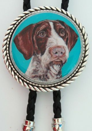 German Wirehaired Pointer Dog Classic Bolo Tie