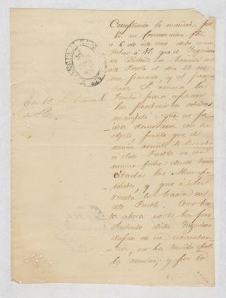 Spanish Colonial Document / Hatillo Puerto Rico / 1860 1