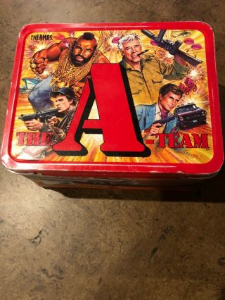 Vintage The A Team Metal Lunch Box 1983 (no Thermos)