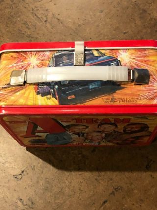 Vintage THE A TEAM Metal Lunch Box 1983 (No Thermos) 3