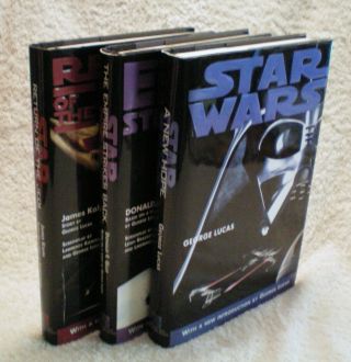 Vintage - Star Wars Set Of 3 Hardcover Books From 1995