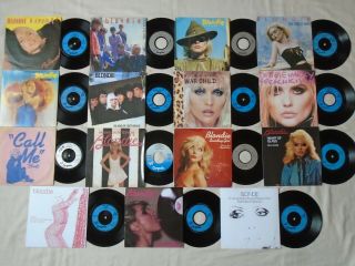 Joblot Blondie Debbie Harry 7 " Singles X 14 Picture This Denis Heart Of Glass
