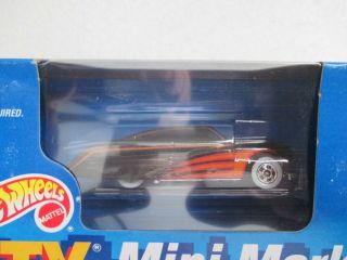 Hot Wheels 1990 Mini Market City Black Passion Speed Points In Dinged Box