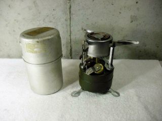 Vintage 1963 Rogers Coleman M 1950 Us Military Camp Stove W/ Case Unfired