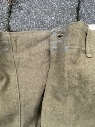 WW2 US Dress Wool Uniform Pants Patch Size 33x33 3