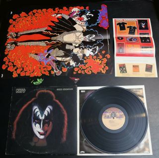 Gene Simmons Kiss Lp Nblp 7120 1978 With Insert And Poster Nmint Vinyl