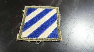 Wwii Us Army 3rd Infantry Division White Back
