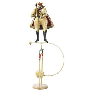 Medieval King Sky Hook Royal Figure Teeter Totter 24 " Tin Balance Toy