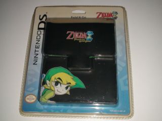 Legend Of Zelda Phantom Hourglass Nintendo Ds Fold N Go Carrying Case Rare