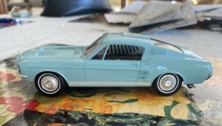 1967 Fast Back Ford Mustang Promo Car Radio Philco P - 22 Teal