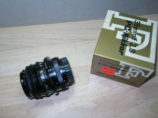 Vintage Nikkor F 35mm f/2.  8 PC Perspective Control Shift Lens w/half box fine 3