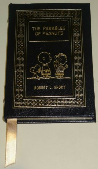 The Parables Of Peanuts By Robert L Short Christian Religious Book Bound Leather