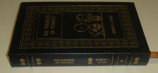The Parables Of Peanuts by Robert L Short Christian Religious Book Bound Leather 3