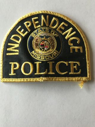 Independence Rank Missouri Mo Duty Worn Police Patch