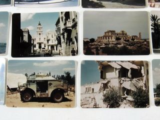 Group of WW2 Photo Taken in Egypt 1942 by a Lieutenant Ships Planes Street Views 3