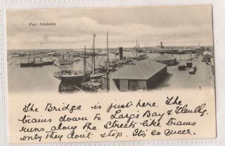 Vintage Postcard Port Adelaide South Australia 1905