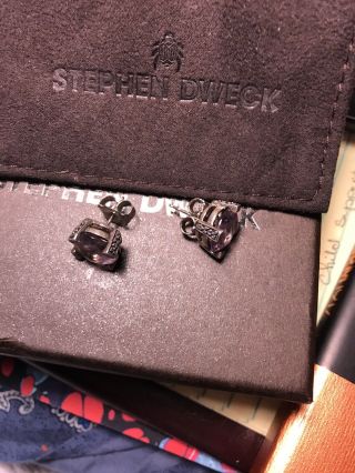 Stephen Dweck Opague Amethyst Earrings