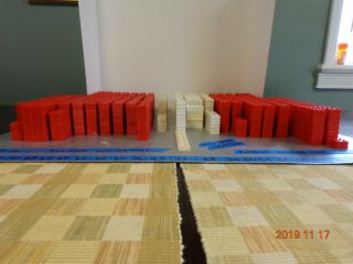 American Plastic Bricks Older Style 1,  330 Lose Box 01